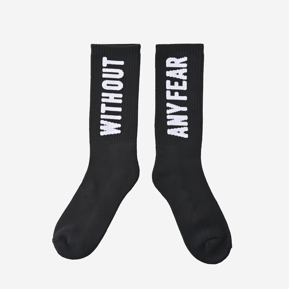 Jacquard Logo Socks(BLACK)