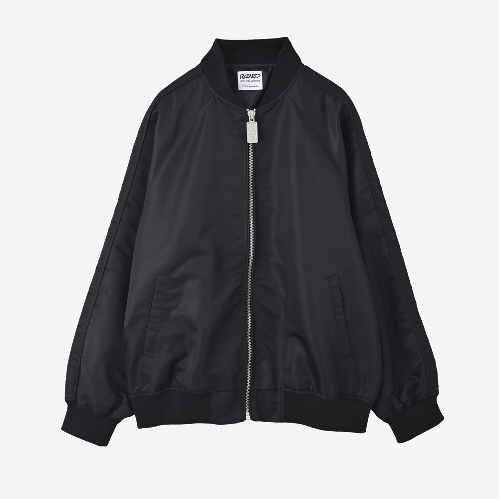 Logo Embroidery Blouson(WHITE)
