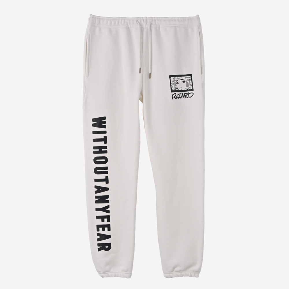 Logo Print Sweat Pants(WHITE)